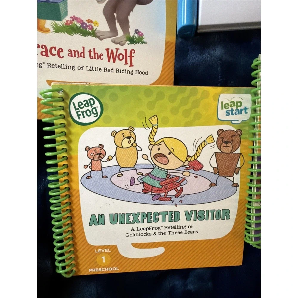 Leap Start 3D Learning System 4 Books Grace Wolf Mice Tested Works Preschool